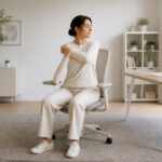 Yoga au bureau bien etre et concentration