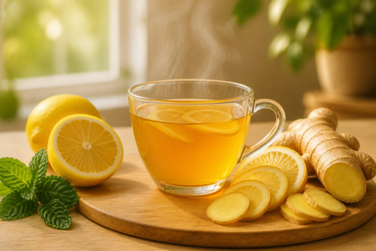 The citron gingembre reconfortant