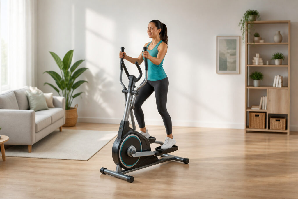 Velo elliptique pliable moderne a domicile