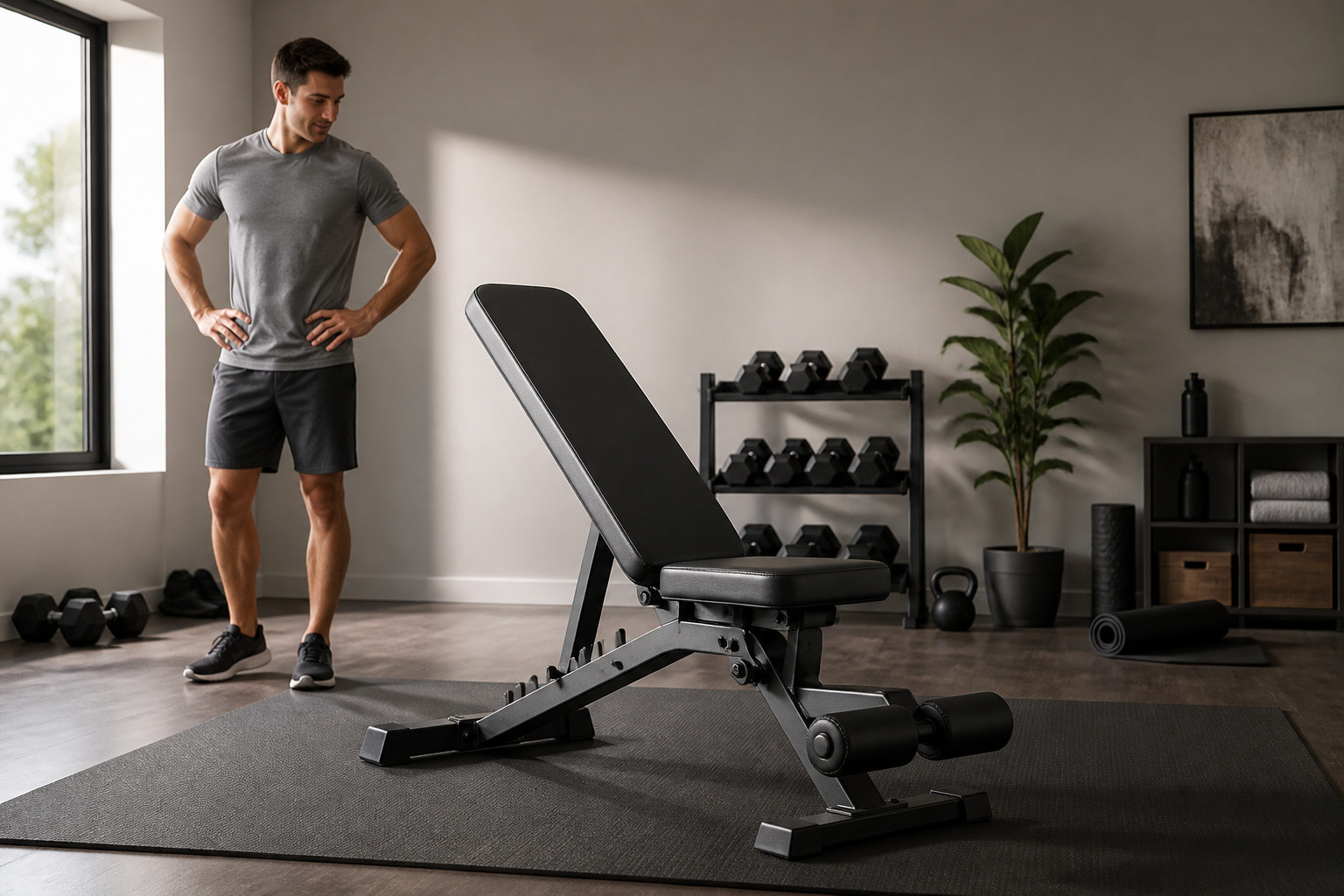 Banc musculation : le choix malin pour progresser chez toi